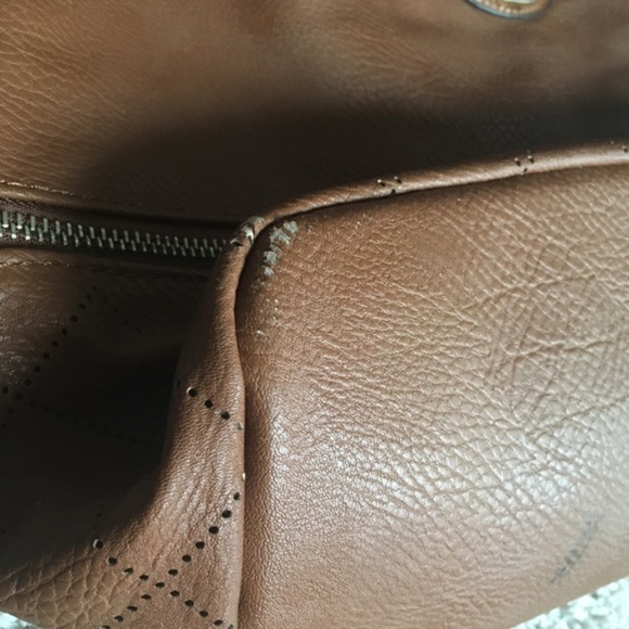 Brown and Gold Large Shoulder Bag - Picture 7 of 10